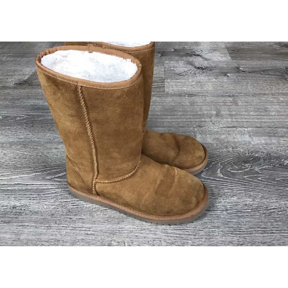 UGG Koolaburra Boots Womens Size 8 Tall Winter Boots 1017089 Chestnut Brown